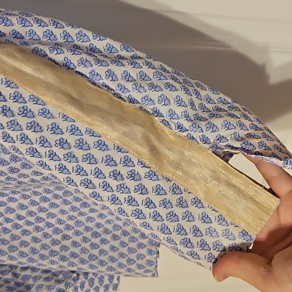 J. Crew Popover Mandarin Collar Top - Picture 7 of 12